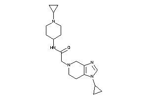 2-(1-cyclopropyl-6,7-dihydro-4H-imidazo[4,5-c]pyridin-5-yl)-N-(1-cyclopropyl-4-piperidyl)acetamide