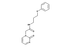 2-(2-ketopyrimidin-1-yl)-N-(3-phenoxypropyl)acetamide