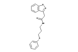 2-indoxazen-3-yl-N-(3-phenoxypropyl)acetamide