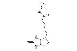 N-cyclopropyl-5-(2-keto-1,3,3a,4,6,6a-hexahydrothieno[3,4-d]imidazol-4-yl)valeramide