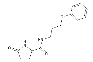 5-keto-N-(3-phenoxypropyl)pyrrolidine-2-carboxamide