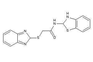 2-(2H-benzimidazol-2-ylthio)-N-(2,3-dihydro-1,3-benzothiazol-2-yl)acetamide