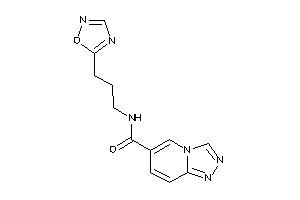 N-[3-(1,2,4-oxadiazol-5-yl)propyl]-[1,2,4]triazolo[4,3-a]pyridine-6-carboxamide