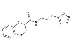 N-[3-(1,2,4-oxadiazol-5-yl)propyl]-2,3-dihydro-1,4-benzoxathiine-2-carboxamide