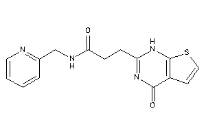 3-(4-keto-1H-thieno[2,3-d]pyrimidin-2-yl)-N-(2-pyridylmethyl)propionamide