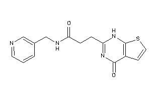 3-(4-keto-1H-thieno[2,3-d]pyrimidin-2-yl)-N-(3-pyridylmethyl)propionamide