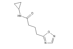 N-cyclopropyl-4-(1,2,4-oxadiazol-5-yl)butyramide