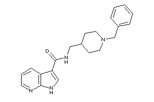 N-[(1-benzyl-4-piperidyl)methyl]-1H-pyrrolo[2,3-b]pyridine-3-carboxamide