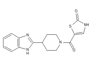 5-[4-(1H-benzimidazol-2-yl)piperidine-1-carbonyl]-4-thiazolin-2-one