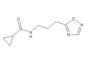 N-[3-(1,2,4-oxadiazol-5-yl)propyl]cyclopropanecarboxamide