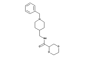 N-[(1-benzyl-4-piperidyl)methyl]-1,4-dioxane-2-carboxamide