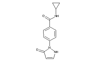 N-cyclopropyl-4-(5-keto-3-pyrazolin-1-yl)benzamide