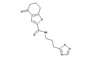 4-keto-N-[3-(1,2,4-oxadiazol-5-yl)propyl]-6,7-dihydro-5H-benzofuran-2-carboxamide