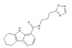 N-[3-(1,2,4-oxadiazol-5-yl)propyl]-6,7,8,9-tetrahydro-5H-carbazole-1-carboxamide