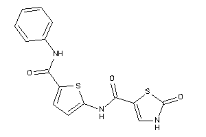 2-keto-N-[5-(phenylcarbamoyl)-2-thienyl]-4-thiazoline-5-carboxamide