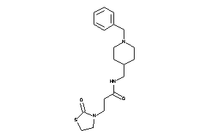 N-[(1-benzyl-4-piperidyl)methyl]-3-(2-ketothiazolidin-3-yl)propionamide