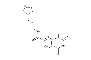 2,4-diketo-N-[3-(1,2,4-oxadiazol-5-yl)propyl]-1H-pyrido[2,3-d]pyrimidine-7-carboxamide