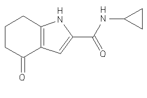 N-cyclopropyl-4-keto-1,5,6,7-tetrahydroindole-2-carboxamide