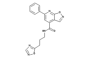 N-[3-(1,2,4-oxadiazol-5-yl)propyl]-6-phenyl-isoxazolo[5,4-b]pyridine-4-carboxamide