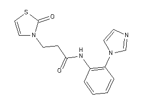 N-(2-imidazol-1-ylphenyl)-3-(2-keto-4-thiazolin-3-yl)propionamide