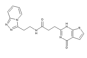 3-(4-keto-1H-thieno[2,3-d]pyrimidin-2-yl)-N-[2-([1,2,4]triazolo[4,3-a]pyridin-3-yl)ethyl]propionamide