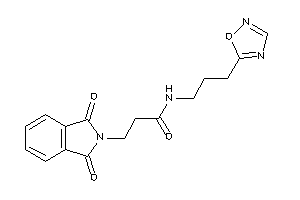 N-[3-(1,2,4-oxadiazol-5-yl)propyl]-3-phthalimido-propionamide