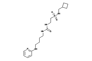 1-[2-(cyclobutylmethylsulfamoyl)ethyl]-3-[4-(2-pyridylamino)butyl]urea
