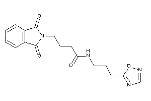 N-[3-(1,2,4-oxadiazol-5-yl)propyl]-4-phthalimido-butyramide