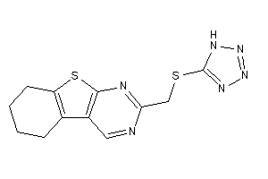 2-[(1H-tetrazol-5-ylthio)methyl]-5,6,7,8-tetrahydrobenzothiopheno[2,3-d]pyrimidine