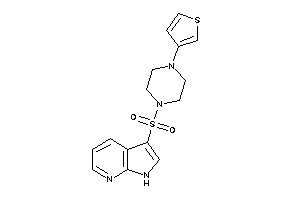 3-[4-(3-thienyl)piperazino]sulfonyl-1H-pyrrolo[2,3-b]pyridine