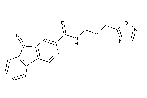 9-keto-N-[3-(1,2,4-oxadiazol-5-yl)propyl]fluorene-2-carboxamide