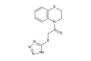 1-(2,3-dihydro-1,4-benzoxazin-4-yl)-2-(1H-tetrazol-5-ylthio)ethanone