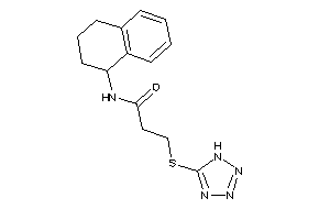 N-tetralin-1-yl-3-(1H-tetrazol-5-ylthio)propionamide