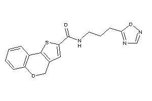 Image of N-[3-(1,2,4-oxadiazol-5-yl)propyl]-4H-thieno[3,2-c]chromene-2-carboxamide