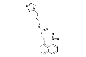 Image of 2-(diketoBLAHyl)-N-[3-(1,2,4-oxadiazol-5-yl)propyl]acetamide