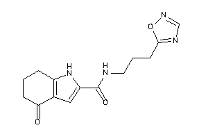 4-keto-N-[3-(1,2,4-oxadiazol-5-yl)propyl]-1,5,6,7-tetrahydroindole-2-carboxamide