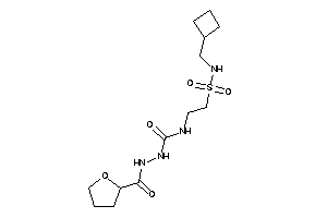 1-[2-(cyclobutylmethylsulfamoyl)ethyl]-3-(tetrahydrofuran-2-carbonylamino)urea
