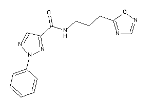 N-[3-(1,2,4-oxadiazol-5-yl)propyl]-2-phenyl-triazole-4-carboxamide