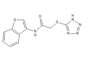 N-(benzofuran-3-yl)-2-(1H-tetrazol-5-ylthio)acetamide