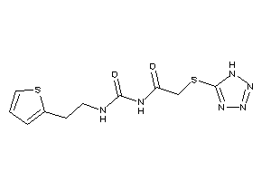 2-(1H-tetrazol-5-ylthio)-N-[2-(2-thienyl)ethylcarbamoyl]acetamide