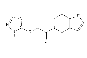 1-(6,7-dihydro-4H-thieno[3,2-c]pyridin-5-yl)-2-(1H-tetrazol-5-ylthio)ethanone