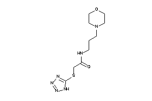 N-(3-morpholinopropyl)-2-(1H-tetrazol-5-ylthio)acetamide