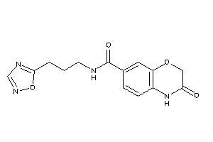 3-keto-N-[3-(1,2,4-oxadiazol-5-yl)propyl]-4H-1,4-benzoxazine-7-carboxamide