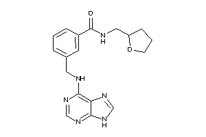 3-[(9H-purin-6-ylamino)methyl]-N-(tetrahydrofurfuryl)benzamide