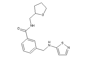 Image of 3-[(isothiazol-5-ylamino)methyl]-N-(tetrahydrofurfuryl)benzamide