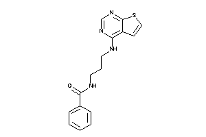 N-[3-(thieno[2,3-d]pyrimidin-4-ylamino)propyl]benzamide