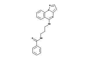 N-[3-(pyrazolo[1,5-a]quinazolin-5-ylamino)propyl]benzamide