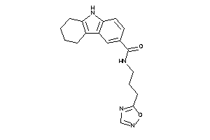 N-[3-(1,2,4-oxadiazol-5-yl)propyl]-6,7,8,9-tetrahydro-5H-carbazole-3-carboxamide