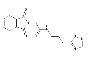 2-(1,3-diketo-3a,4,7,7a-tetrahydroisoindol-2-yl)-N-[3-(1,2,4-oxadiazol-5-yl)propyl]acetamide