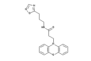 Image of N-[3-(1,2,4-oxadiazol-5-yl)propyl]-3-phenothiazin-10-yl-propionamide